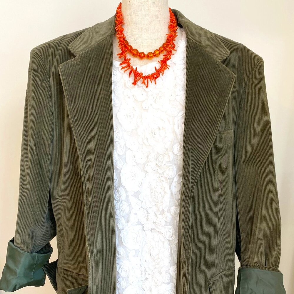 Member's Only Green Blazer Jacket